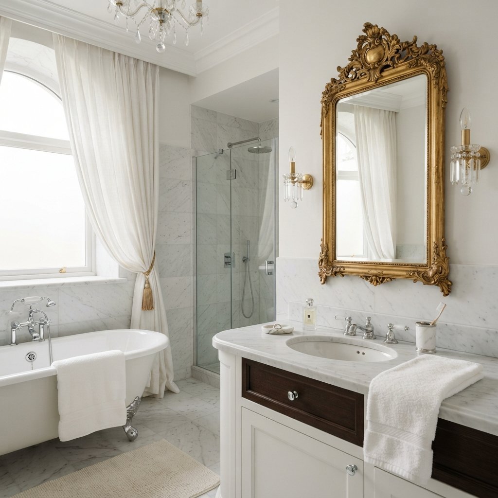 30 Stunning White Bathroom Ideas That Create a Bright & Luxurious Space 30 Elegant White Bathroom Ideas