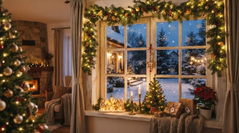 Window Christmas Decor Ideas