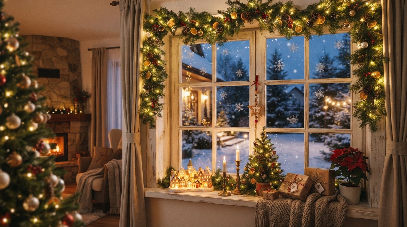 Window Christmas Decor Ideas