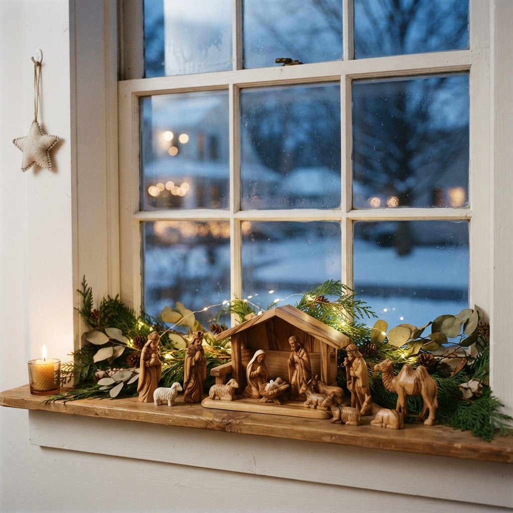 Window Ledge Nativity Ideas