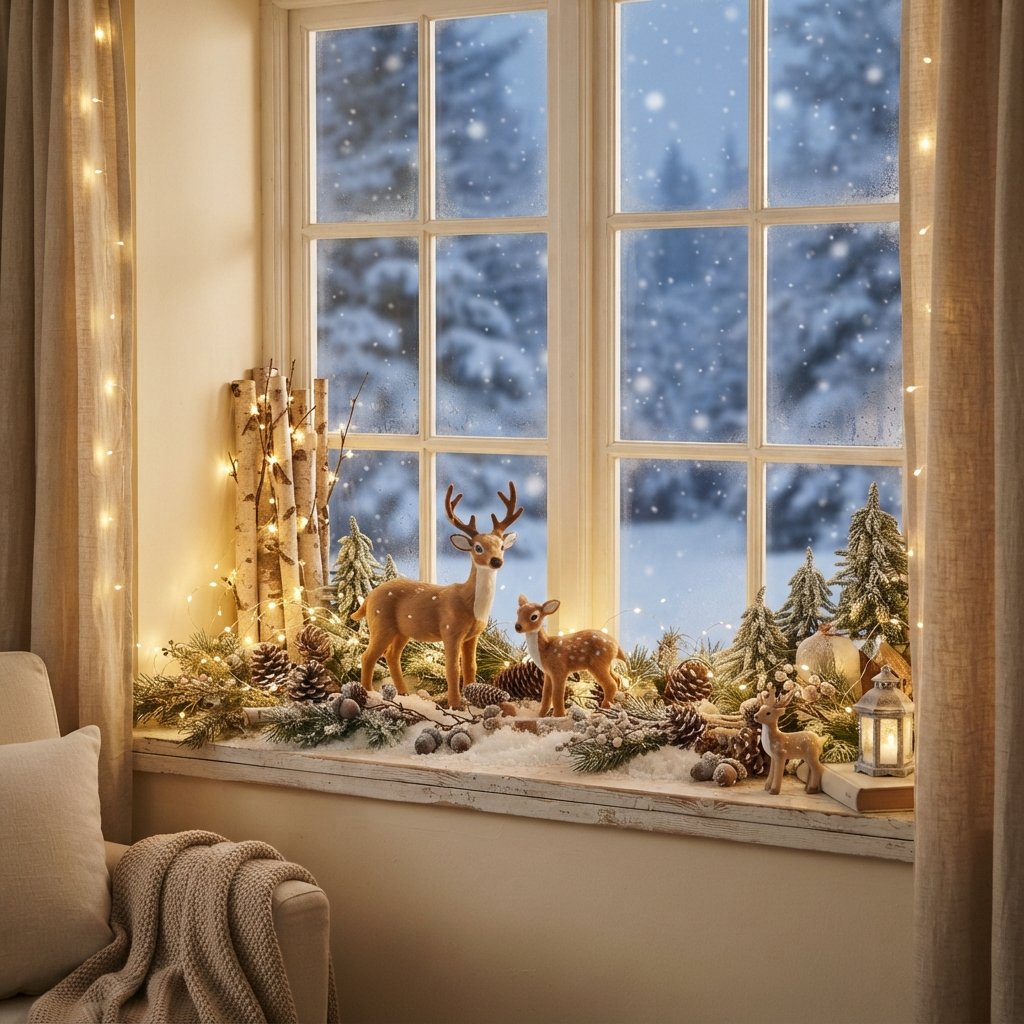Winter Woodland Window Ideas