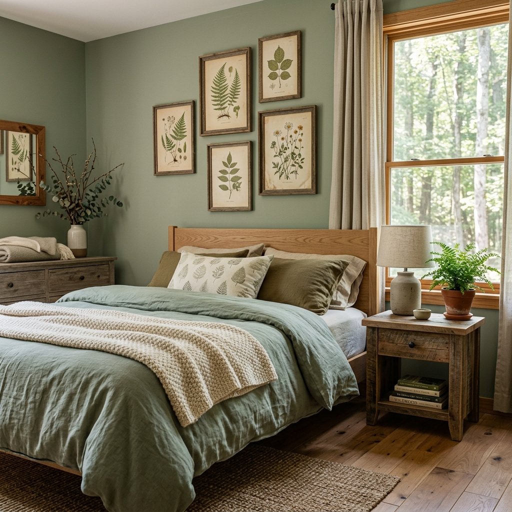 30 Fall Bedroom Aesthetic Ideas: That Feel Warm,Cozy & Effortless 21 Woodland Inspired Bedroom Ideas