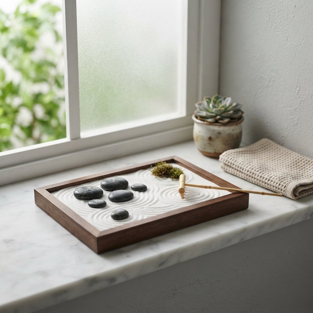 30 Luxury Spa Bathroom Ideas for the Ultimate Self Care Experience 30 Zen Garden Corner Spa Bathroom Ideas