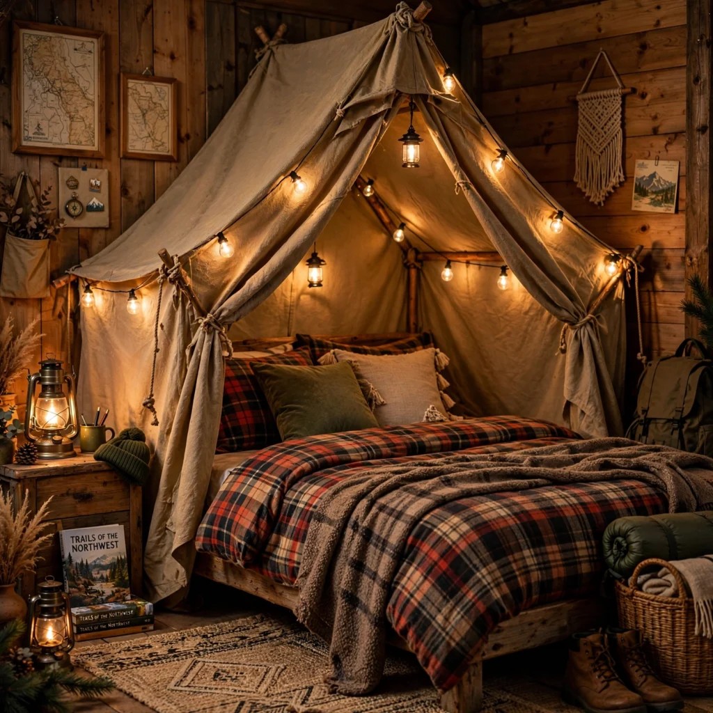Teenage Boys Bedroom Ideas: 30 Creative Ways to Design a Space They'll Love 24 Camping Themed Bedroom Ideas