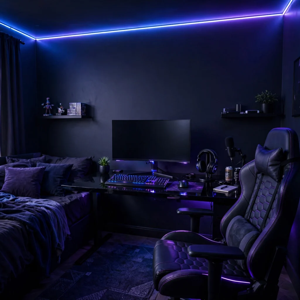 Teenage Boys Bedroom Ideas: 30 Creative Ways to Design a Space They'll Love 3 Gaming Bedroom Ideas