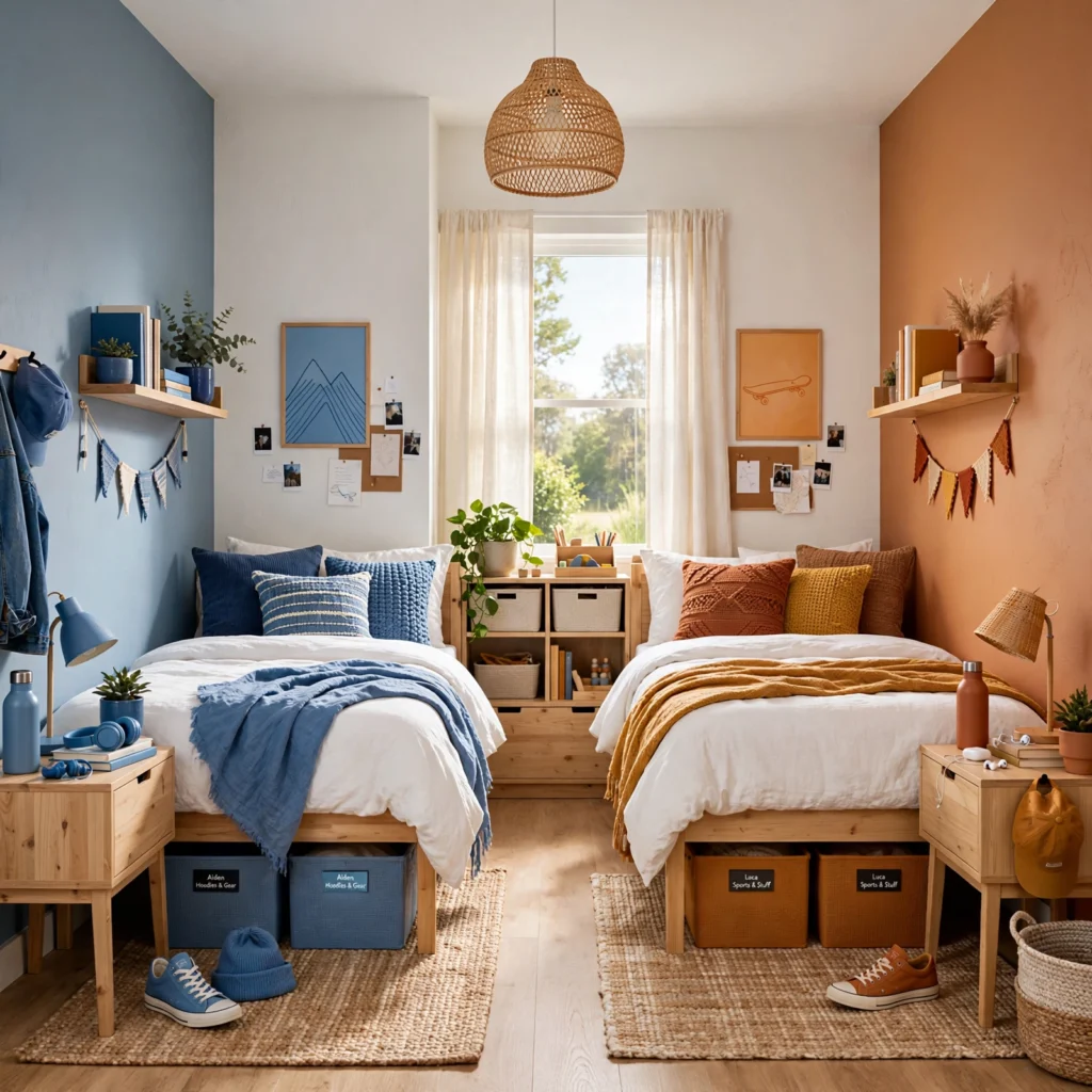 Teenage Boys Bedroom Ideas: 30 Creative Ways to Design a Space They'll Love 15 Shared Bedroom Ideas for Brothers