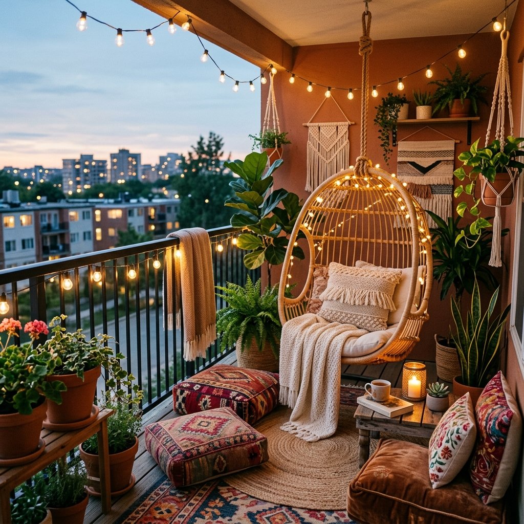 Boho Balcony Ideas