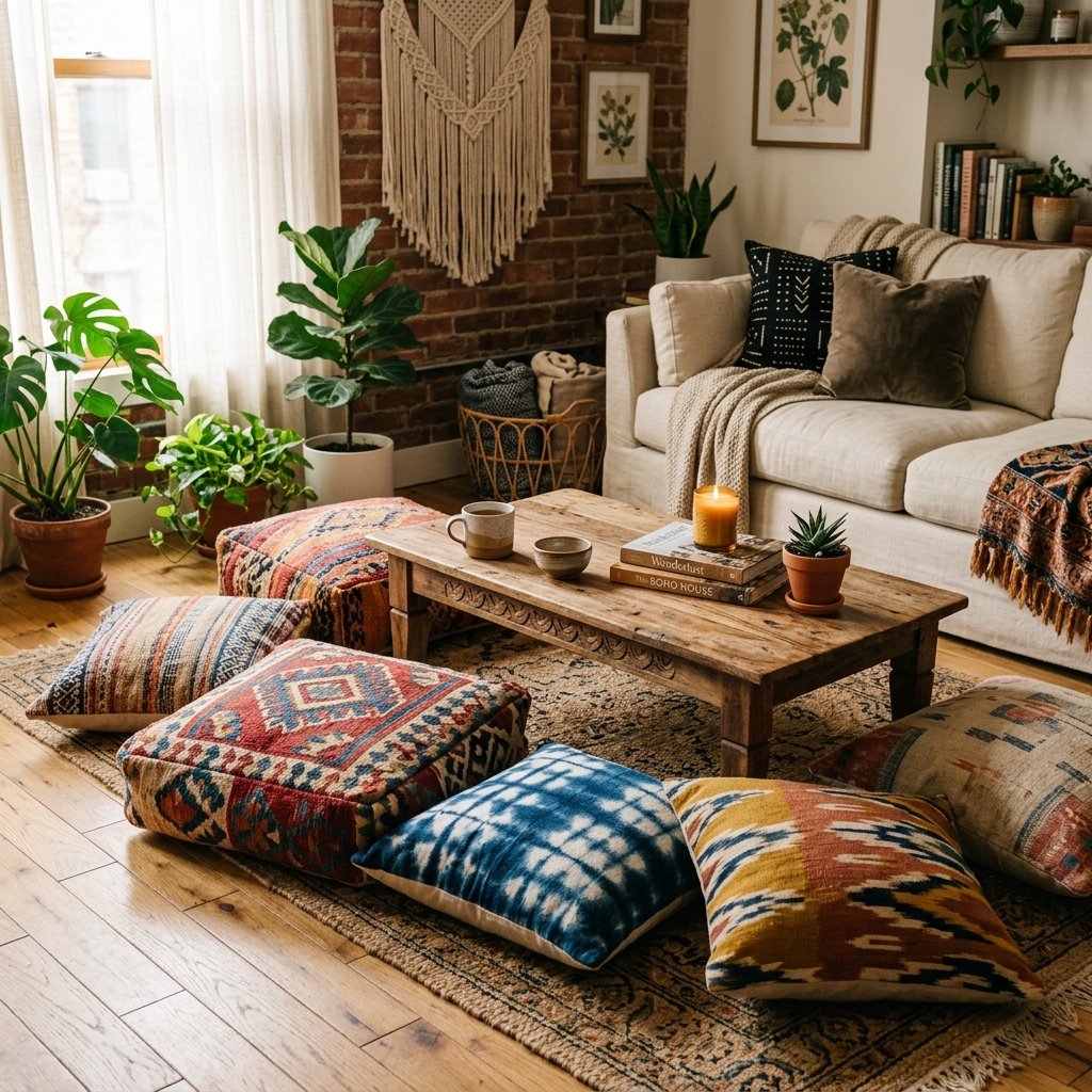 Floor Cushion Seating Ideas