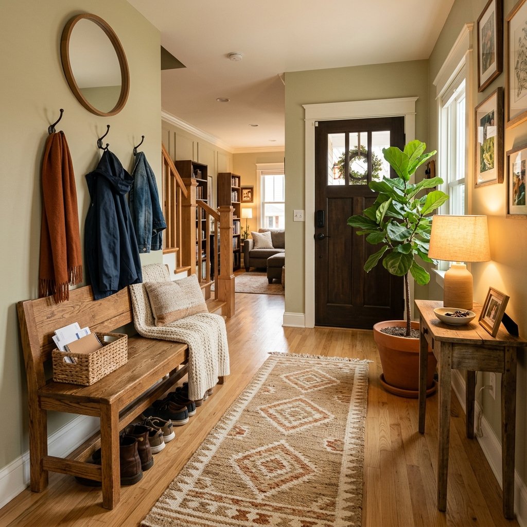 Cozy Entryway Styling Ideas