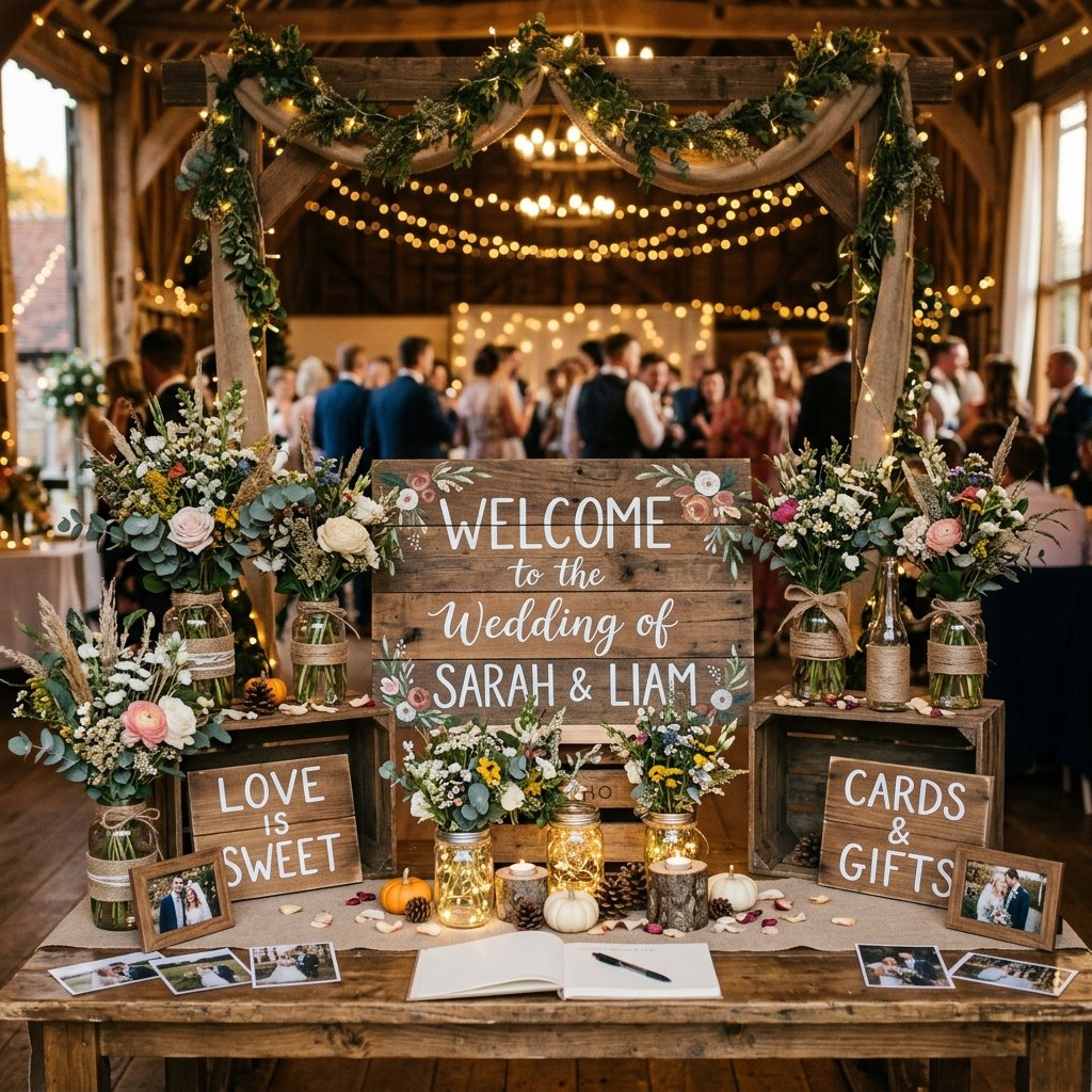 30 Gorgeous Wedding Decorations Ideas for Every Style & Season 26 Handmade wedding decor display 202608191003 2