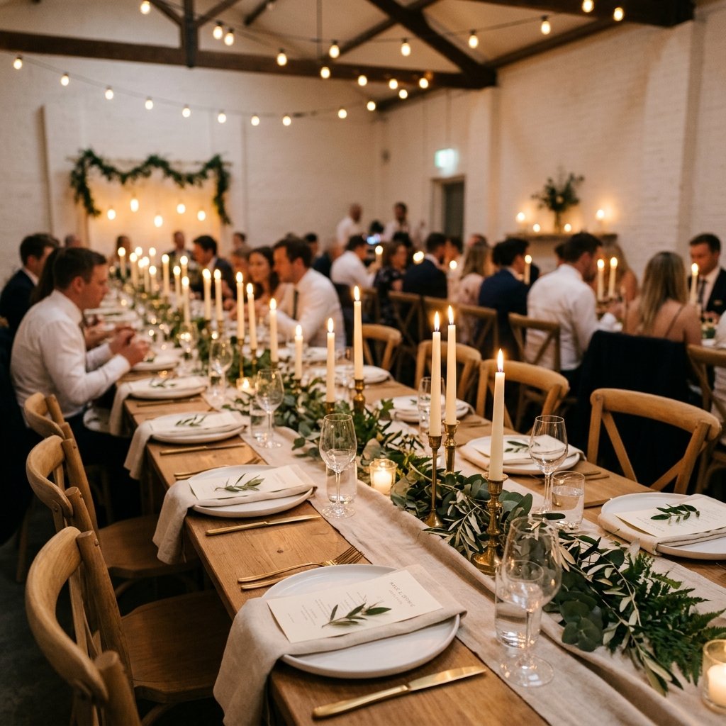 30 Gorgeous Wedding Decorations Ideas for Every Style & Season 18 Minimalist wedding reception wit… 202608191000