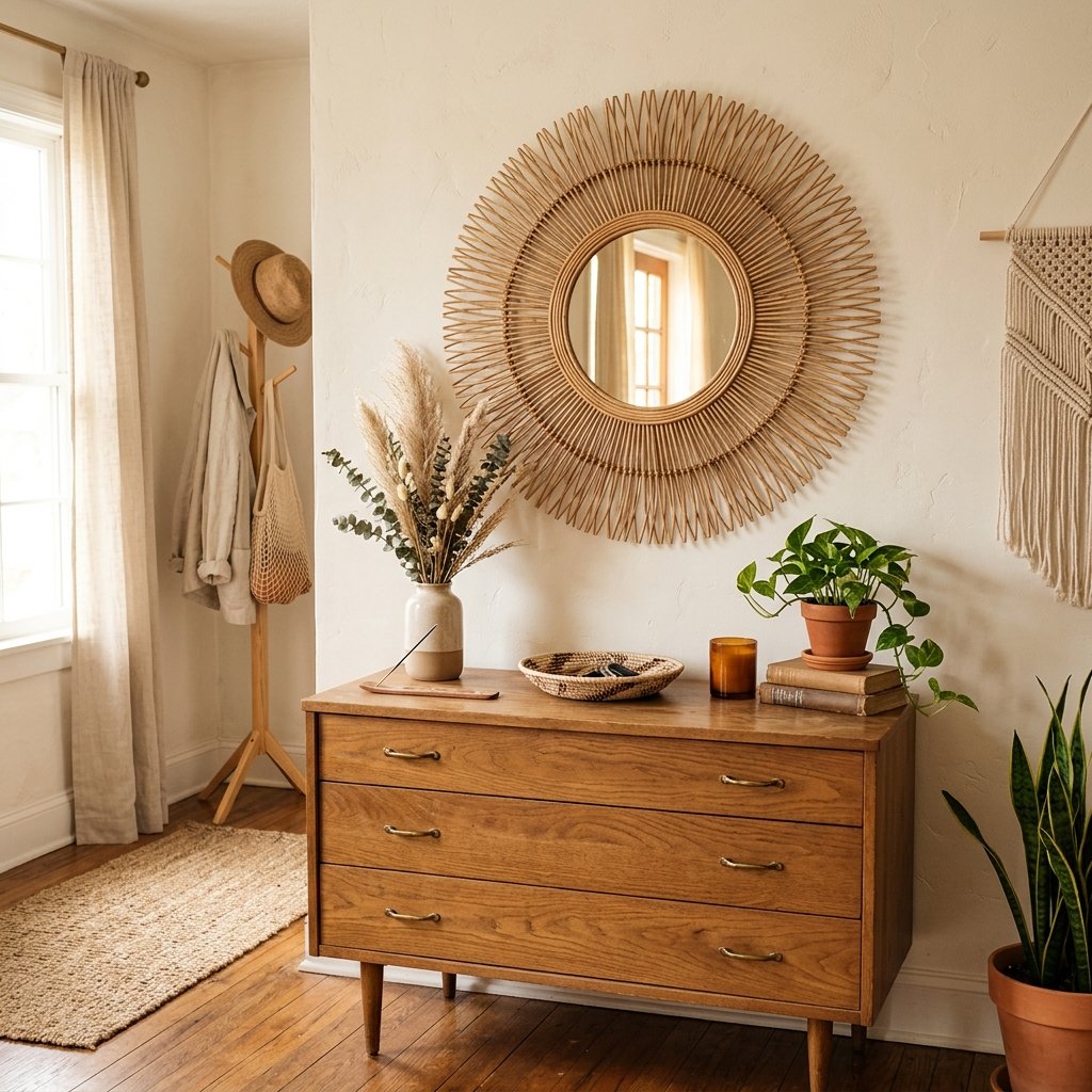 Rattan Mirror Ideas
