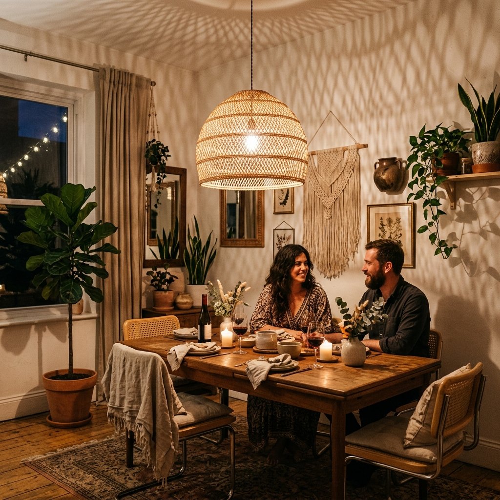 Natural Fiber Lighting Ideas
