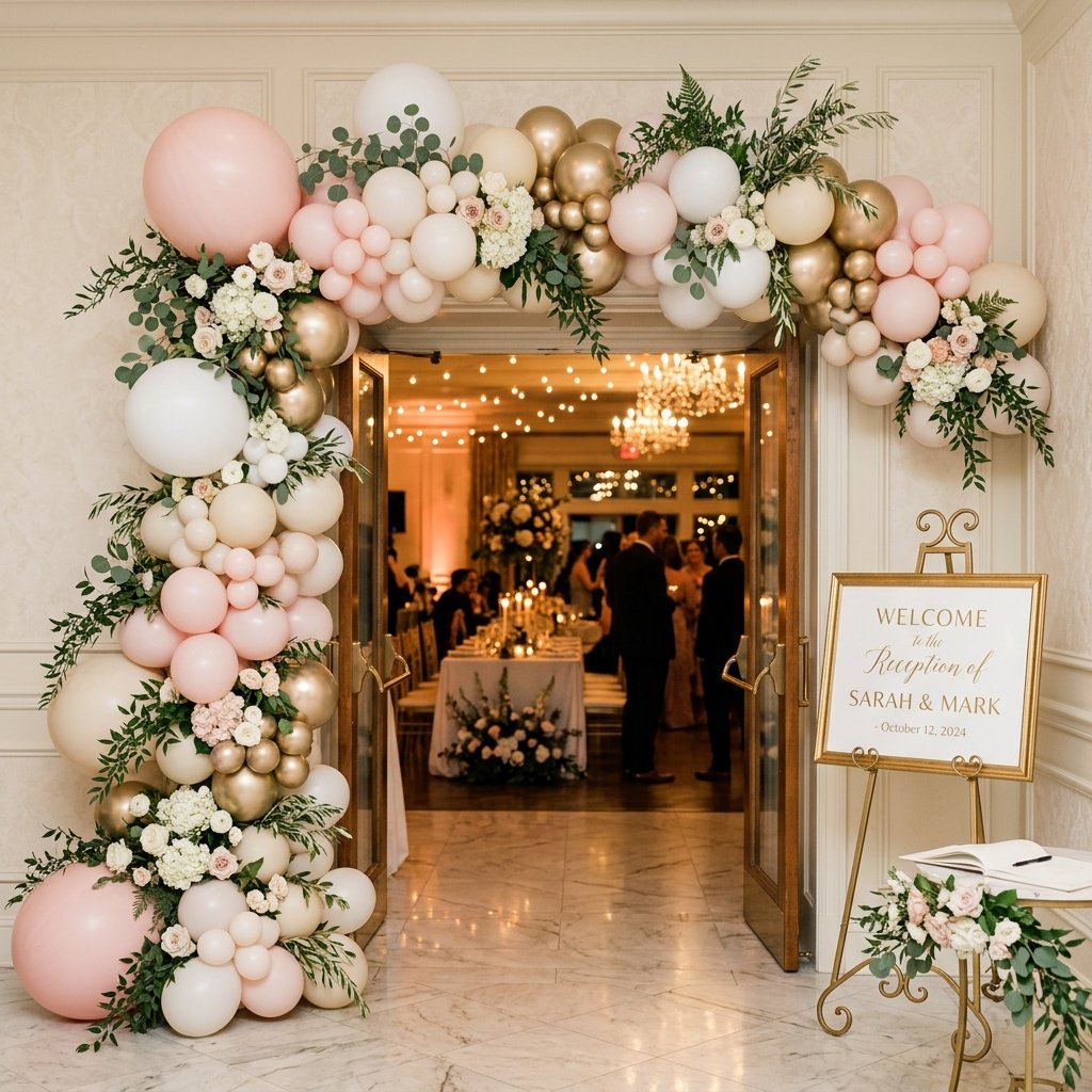 30 Gorgeous Wedding Decorations Ideas for Every Style & Season 13 Wedding balloon arch reception b… 202608190958
