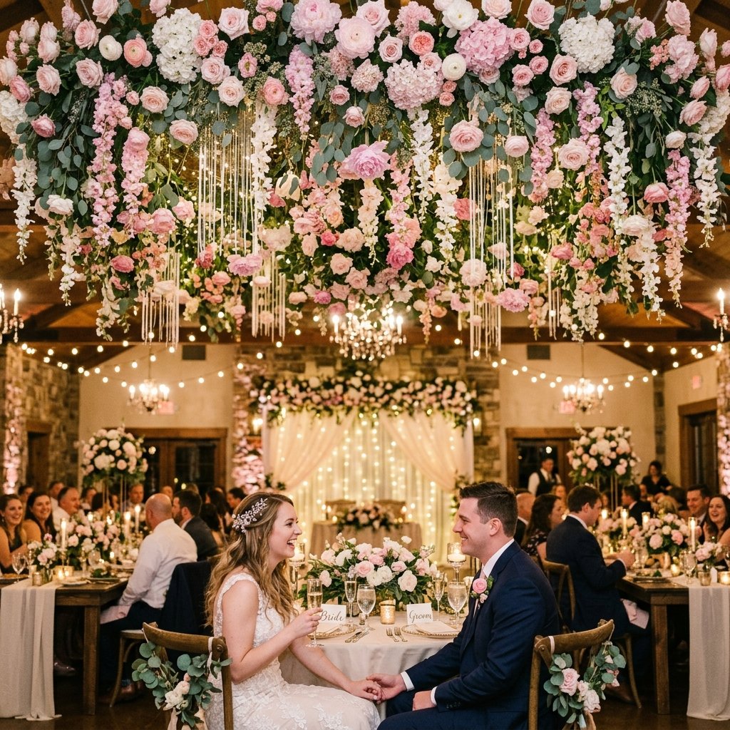 30 Gorgeous Wedding Decorations Ideas for Every Style & Season 7 Wedding reception with flowers 202608190956