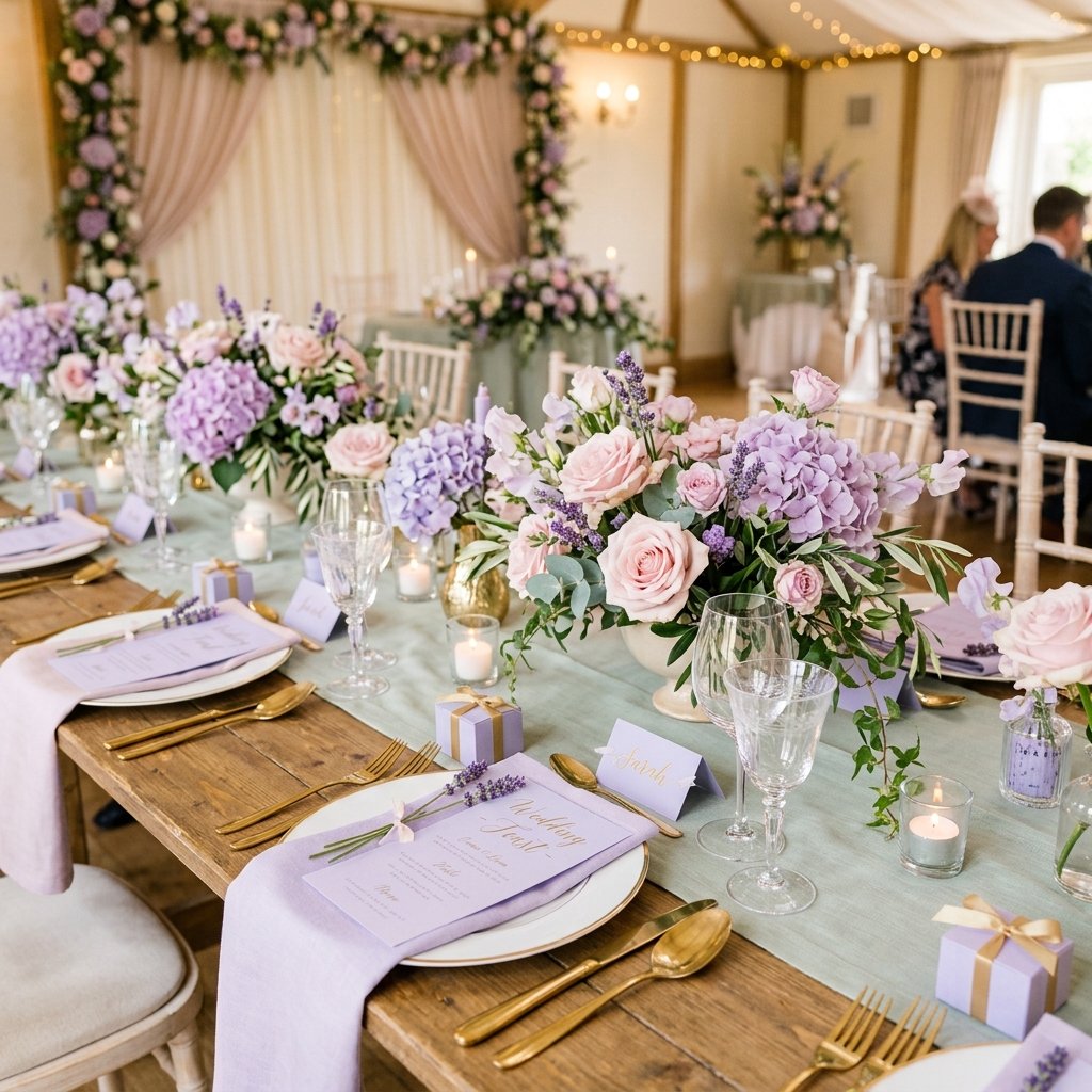 30 Gorgeous Wedding Decorations Ideas for Every Style & Season 14 Wedding table setting styled pastel 202608190958